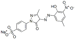 CAS#: 61931-83-7, Sodium 4-[4,5-Dihydro-4-[(2-Hydroxy-5-Methyl-3-Nitrophenyl)Azo]-3-Methyl-5-Oxo-1H-Pyrazol-1-Yl]Benzenesulphonate