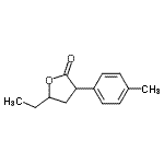 CAS 登录号：619323-69-2， 5-乙基-3-(4-甲基苯基)二氢-2(3H)-呋喃酮