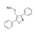 CAS 登录号：62033-13-0， 4-(甲氧基甲基)-3,5-二苯基-1,2-恶唑