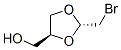CAS 登录号：6204-43-9， 反式-2-溴甲基-1,3-二氧戊环-4-甲醇