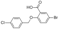CAS#: 62176-36-7, 5-Bromo-2-[(4-Chlorobenzyl)Oxy]Benzoic Acid
