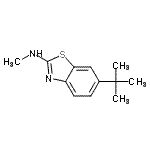 CAS#: 62194-27-8, N-Methyl-6-(2-Methyl-2-Propanyl)-1,3-Benzothiazol-2-Amine