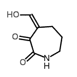 CAS 登录号：62205-90-7， (4Z)-4-(羟基亚甲基)-2,3-氮杂环庚烷二酮