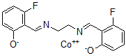 CAS 登录号：62207-76-5， [[2,2'-[乙烯二(次氮基次甲基)]二[6-氟苯酚]]-N,N',O,O']钴