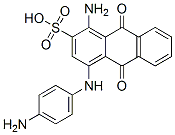 CAS 登录号：6222-65-7， 1-氨基-4-(4-氨基苯胺基)-9,10-二氢-9,10-二氧代蒽-2-磺酸