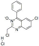 CAS#: 62299-17-6, 6-Chloro-2-Chloromethyl-4-Phenylquinazoline 3-Oxide Hydrochloride