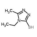 CAS#: 6232-85-5, 4-Ethyl-5-Methyl-4H-1,2,4-Triazole-3-Thiol