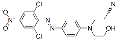 CAS 登录号：62331-46-8， 3-[[4-[(2,6-二氯-4-硝基苯基)偶氮]苯基](2-羟基乙基)氨基]丙腈