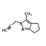 CAS#: 623571-91-5, 3-Methyl-2-(2-propyn-1-yl)-2,4,5,6-tetrahydrocyclopenta[c]pyrazole