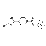 CAS#: 623588-36-3, 2-Methyl-2-propanyl 4-(5-bromo-1,3-thiazol-2-yl)-1-piperazinecarboxylate