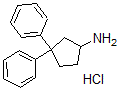 CAS#: 62367-42-4, 3,3-Diphenylcyclopentylamine Hydrochloride