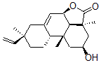 CAS#: 62394-07-4, (2S)-8alpha-Vinyl-1,2,3,3a,5abeta,7,8,9,10,10aalpha,10b,10cbeta-Dodecahydro-2-Hydroxy-3abeta,8,10balpha-Trimethyl-4H-Phenanthro[10,1-bc]Furan-4-One