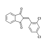 CAS#: 6240-52-4, 2-(2,4-Dichlorobenzylidene)-1H-Indene-1,3(2H)-Dione