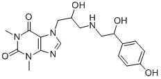 CAS#: 62401-96-1, 7-[2-Hydroxy-3-[[2-Hydroxy-2-(P-Hydroxyphenyl)Ethyl]Amino]Propyl]-1,3-Dimethyl-1H-Purine-2,6(3H,7H)-Dione