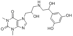 CAS#: 62401-99-4, 7-[3-[[2-(3,5-Dihydroxyphenyl)-2-Hydroxyethyl]Amino]-2-Hydroxypropyl]Theophyline