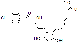 CAS#: 62429-46-3, (Z)-7-[(1R)-2beta-[(E,S)-5-(4-Chlorophenyl)-3-Hydroxy-5-Oxo-1-Pentenyl]-3alpha,5alpha-Dihydroxycyclopentan-1alpha-Yl]-5-Heptenoic Acid Methyl Ester