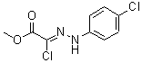 CAS 登录号：62465-90-1， 2-氯-2-[2-(4-氯苯基)亚肼基]-乙酸甲酯