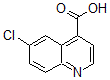 CAS 登录号：62482-29-5， 6-氯-4-喹啉羧酸