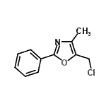 CAS 登录号：625106-10-7， 5-(氯甲基)-4-甲基-2-苯基-1,3-恶唑