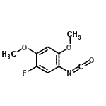CAS#: 625119-43-9， 1-Fluoro-5-isocyanato-2,4-dimethoxybenzene
