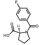 CAS#: 62522-93-4, (2S)-1-(4-Fluorobenzoyl)Pyrrolidine-2-Carboxylic Acid