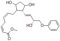 CAS#: 62524-94-1, (2E,5E)-7-[(1R)-3alpha,5alpha-Dihydroxy-2beta-[(E,R)-4-Phenoxy-3-Hydroxy-1-Butenyl]Cyclopentan-1alpha-Yl]-2,5-Heptadienoic Acid Methyl Ester