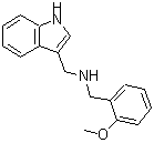 CAS 登录号：625409-25-8， 1-(1H-吲哚-3-基)-N-(2-甲氧基苄基)甲胺