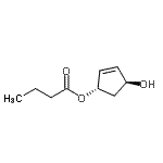 CAS#: 625445-16-1, (1S,4S)-4-Hydroxy-2-cyclopenten-1-yl butyrate