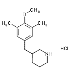 CAS#: 625454-23-1， 3-(4-Methoxy-3,5-dimethylbenzyl)piperidine hydrochloride (1:1)