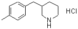 CAS#: 625454-26-4， 3-(4-Methylbenzyl)piperidine hydrochloride (1:1)