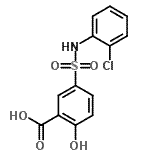 CAS#: 62547-09-5， 5-[(2-Chlorophenyl)Sulfamoyl]-2-Hydroxybenzoic Acid