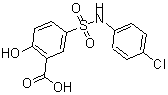 CAS#: 62547-11-9, 5-[(4-Chlorophenyl)Sulfamoyl]-2-Hydroxybenzoic acid