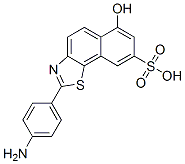 CAS 登录号：6259-72-9， 2-(4-氨基苯基)-6-羟基萘并[2,1-d]噻唑-8-磺酸