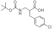 CAS#: 626220-65-3, 2-(4-Chlorobenzyl)-3-({[(2-methyl-2-propanyl)oxy]carbonyl}amino)propanoic acid