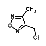 CAS 登录号：62642-47-1， 3-(氯甲基)-4-甲基-1,2,5-恶二唑