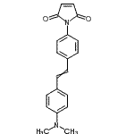 CAS 登录号：62654-10-8， 1-(4-{2-[4-(二甲基氨基)苯基]乙烯基}苯基)-1H-吡咯-2,5-二酮