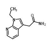 CAS#: 626604-79-3, 2-(1-Ethyl-1H-pyrrolo[2,3-b]pyridin-3-yl)acetamide