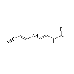 CAS#: 627086-04-8, (2E)-3-{[(1E)-4,4-Difluoro-3-oxo-1-buten-1-yl]amino}acrylonitrile
