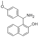 CAS 登录号：6271-13-2， 1-[氨基-(4-甲氧基-苯基)-甲基]-萘-2-醇