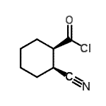 CAS 登录号：627529-31-1， (1R,2S)-2-氰基环己烷羰基氯化物