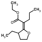 CAS#: 627535-62-0, Ethyl (2E)-2-(3-ethyldihydro-2(3H)-furanylidene)pentanoate