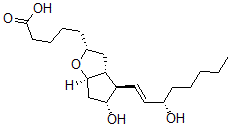 CAS 登录号:62777-90-6, (6R,9alpha,11alpha,13E,15S)-6,9-环氧-11,15-二羟基-前列腺-13-烯-1-酸