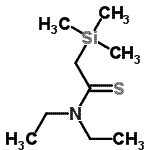CAS 登录号：62785-61-9， N,N-二乙基-2-(三甲基硅烷基)硫代乙酰胺