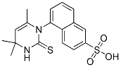 CAS 登录号：6281-67-0， 5-(1,2,3,4-四氢-4,4,6-三甲基-2-硫酮嘧啶-1-基)-2-萘磺酸