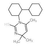 CAS#: 6281-70-5, 1-(1,1'-Bicyclohexan-2-Yl)-1,4-Dihydro-4,4,6-Trimethyl-2-Pyrimidinethiol
