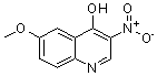 CAS 登录号：628284-89-9， 6-甲氧基-3-硝基-4-喹啉醇
