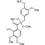 CAS#: 62849-15-4, 3-(3,4-Dimethoxyphenyl)-1-(2-Hydroxy-3,4-Dimethoxyphenyl)-2,2-Dimethoxy-1-Propanone