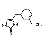 CAS#: 628731-37-3, 4-[(3-Ethyl-3-cyclohexen-1-yl)methyl]-1,3-dihydro-2H-imidazol-2-one