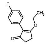 CAS#: 628731-95-3, 3-Ethoxy-2-(4-fluorophenyl)-2-cyclopenten-1-one