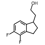 CAS#: 628732-15-0, 2-(4,5-Difluoro-2,3-dihydro-1H-inden-1-yl)ethanol